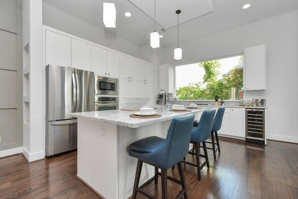 Villa Casa Labella - Downtown Skyline Views - Sleeps 10 Houston Exterior foto